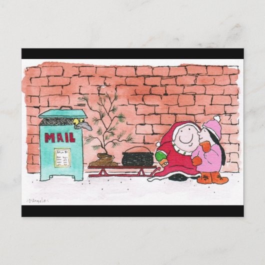 2020ジギー・チャリティーサンタ ポストカード (正面)