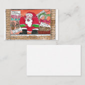 2020ジグギー·サンおもしろいタ·クリスマス·カード ノートカード (正面/裏面)