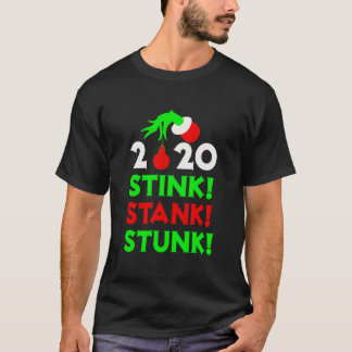 2020スタックスタンドスタンドクリスマスパジャマ Tシャツ
