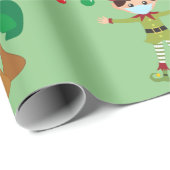 2020ステイ安全かわいいクリスマス顔マスク ラッピングペーパー (ロールコーナー)