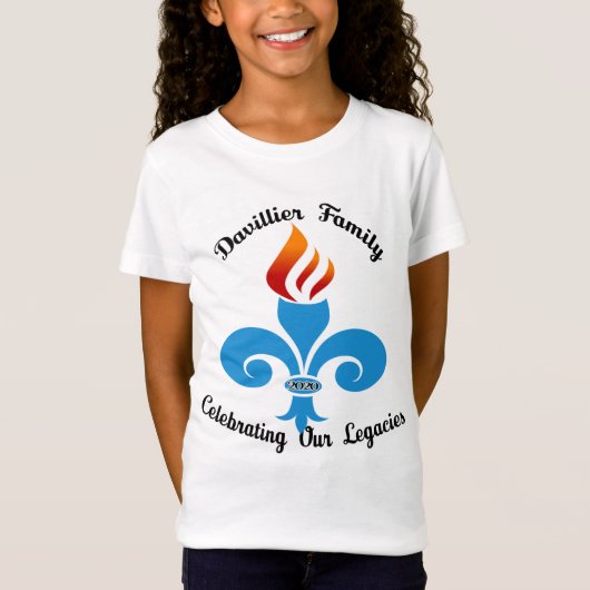 2020ダビリアバーチャル懇親会女子ユースTシャツ Tシャツ (正面)
