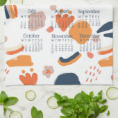 2020ティータオルカレンダー |キッチンデッキ キッチンタオル (折り畳み)