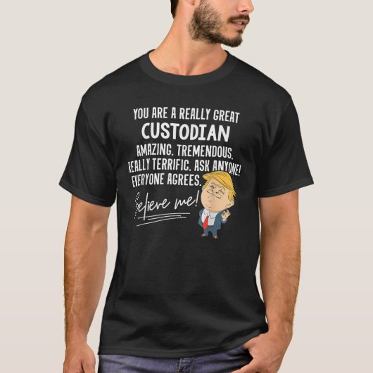 2020トおもしろいランプ実カストディ素晴らしアGif Tシャツ (正面)
