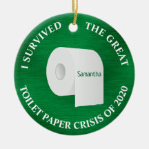 2020トイレおもしろい紙コビッドクリスマスグリーン