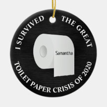 2020トイレおもしろい紙コビッドクリスマスブラック