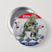 2020トイレを下る 缶バッジ (正面&裏面)