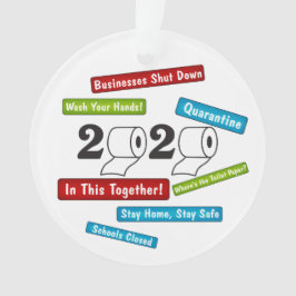 2020トイレ紙その年すべて起こった オーナメント