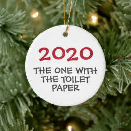 2020トイレ紙クリスマス飾り セラミックオーナメント