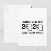 2020トイレ紙危機 ポストカード (正面/裏面)
