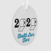 2020トイレ紙気に健康英雄の年末 オーナメント (正面)