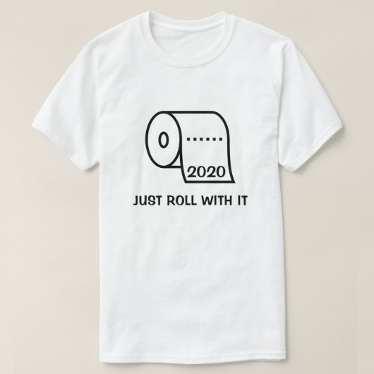 2020トイレ転がの紙 Tシャツ (デザイン正面)