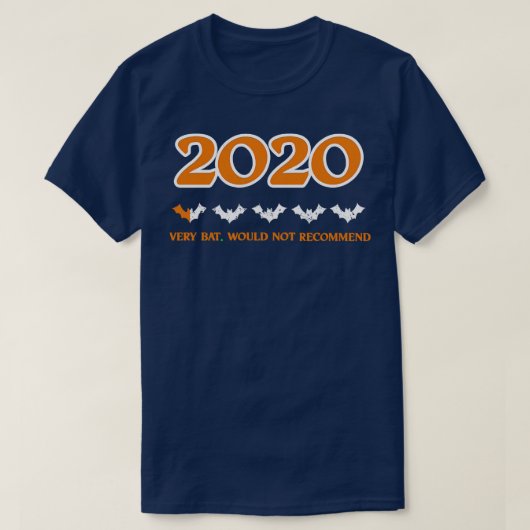 2020ハロウィーンヴェリこうもり Tシャツ (デザイン正面)