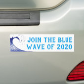2020バンパーステッカーのBLUE WAVEに参加 バンパーステッカー (車上)
