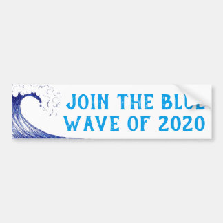 2020バンパーステッカーのBLUE WAVEに参加 バンパーステッカー