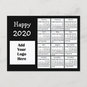 2020パーソナライズされた年末年始パーソナライズされた期 ポストカード