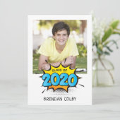 2020フォトグラードモダン漫画スタイルタイポグラフィ 招待状 (スタンド正面)