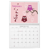 2020フクロカレンダー カレンダー (2月 2027)