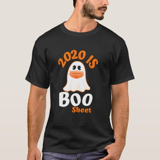 2020ブシートおかしなハロウィーン幽霊衣装メンズW Tシャツ (正面)