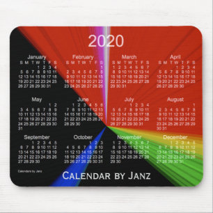 2020プライマリポイントカレンダー(Janzマウスパッド) マウスパッド