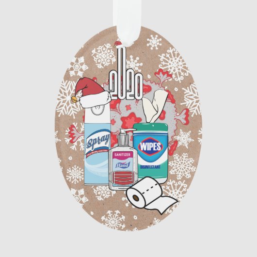 2020ホリデーエッセンシャルアクリルクリスマスツリー オーナメント (正面)