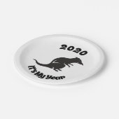 2020マイラット年 ペーパープレート (アングル)