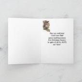 2020メリー年のクリスマスは木の実にも関わらず!ユーモア シーズンカード (内部)