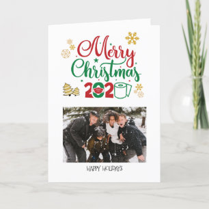 2020メリー年のクリスマス 写真 シーズンカード