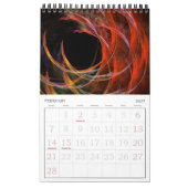 2020モダン抽象芸術 カレンダー (2月 2027)