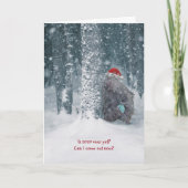 2020ユーモアのある年山嵐のカード シーズンカード (正面)