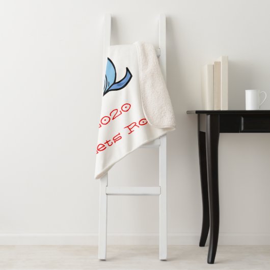 2020レツトイ転がレ紙雪だるま シェルパブランケット (インサイチュ)