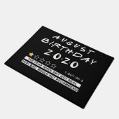 2020レビュー威厳がある誕生日非常に不良 ドアマット (アングル)