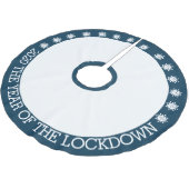 2020ロックダウンの年 ブラッシュドポリエステルツリースカート (アングル)