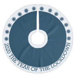 2020ロックダウンの年 ブラッシュドポリエステルツリースカート