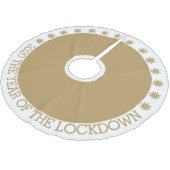 2020ロックダウンの年 ブラッシュドポリエステルツリースカート (アングル)