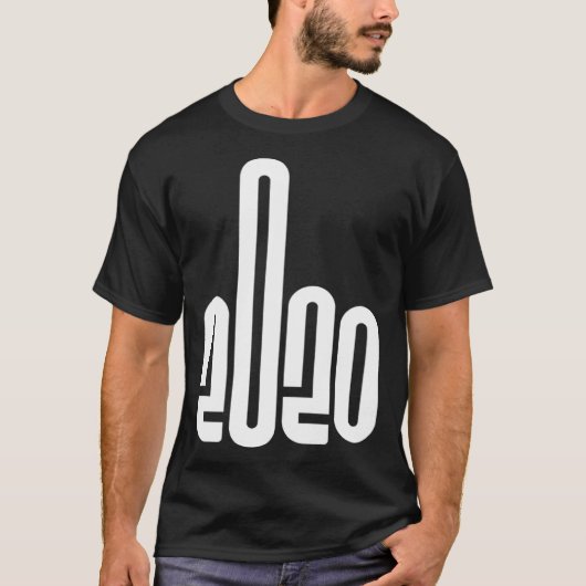 2020与え年指の凶年 Tシャツ (正面)