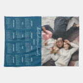 2020予定表のフォトファミリー名 キッチンタオル (横)