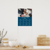 2020予定表の写真と名前 ポスター (キッチン)