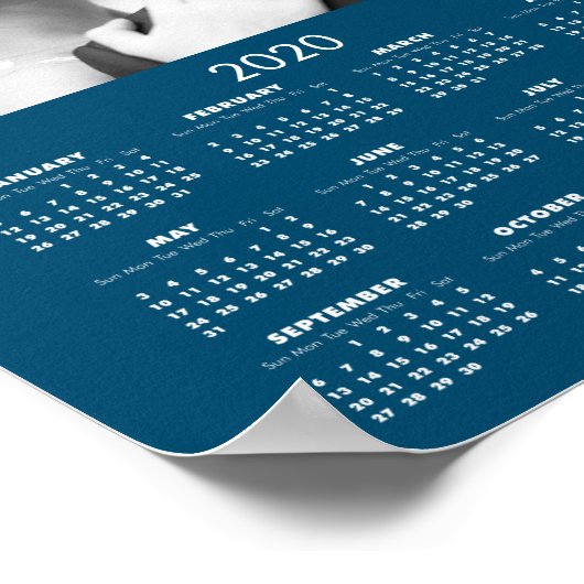 2020予定表の写真 ポスター (角)