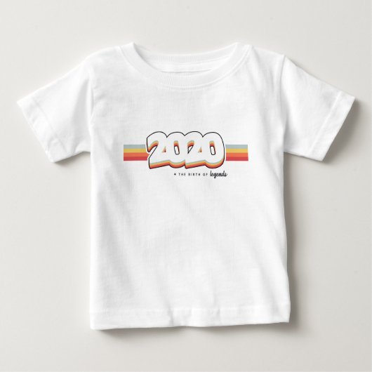 2020伝説誕生 ベビーTシャツ (正面)