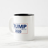 2020保年の素晴らし選挙ドナルド・トランプ ツートーンマグカップ (正面左)