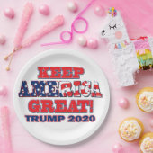 2020保年アメリカ素晴らしトランプ ペーパープレート (パーティー)