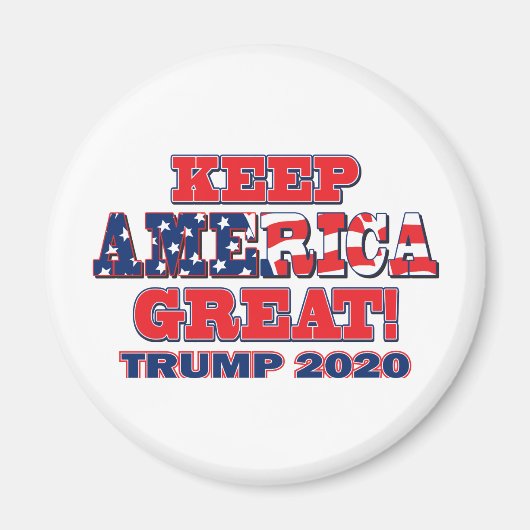 2020保年アメリカ素晴らしトランプ マグネット (正面)