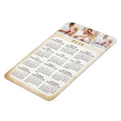 2020写パーソナライズされた真磁気冷蔵庫カレンダー マグネット (左側)
