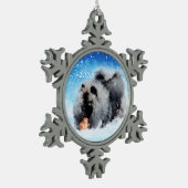 2020収集可能なキーソンペーターオーナメント スノーフレークピューターオーナメント (左)