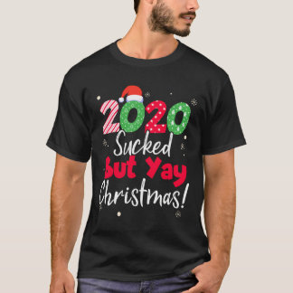 2020吸がYay Christmasクリスマスの一致 Tシャツ