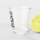 2020吸がYay Christmas |フェスティバルスクリプト ショットグラス (右)