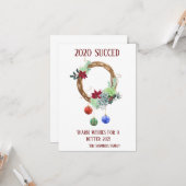 2020吸汁多肉球おもしろい連休日 カード (正面/裏面インサイチュ)