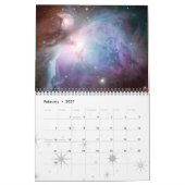 2020宇宙天文学ユニバースNASA星雲 カレンダー (2月 2027)