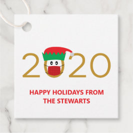 2020小妖精や小人顔マスクの休日を着て/クリスマス フェイバータグ