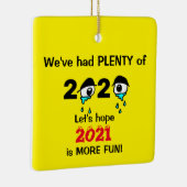 2020年おもしろいの新年 セラミックオーナメント (右)